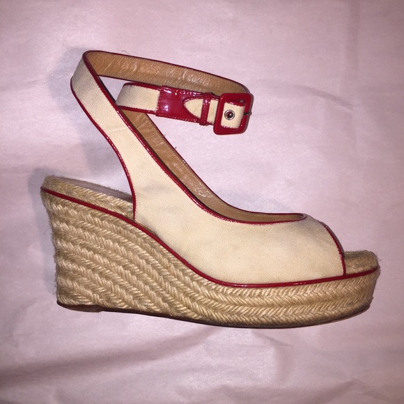 Hermes Shoes - authentic HERMÈS platform wedge ESPADRILLE size 41